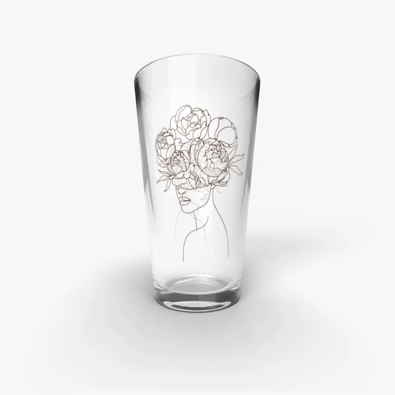 Peony Lady Drink Vessels