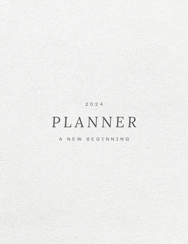 2024 Planner (A New Beginning)